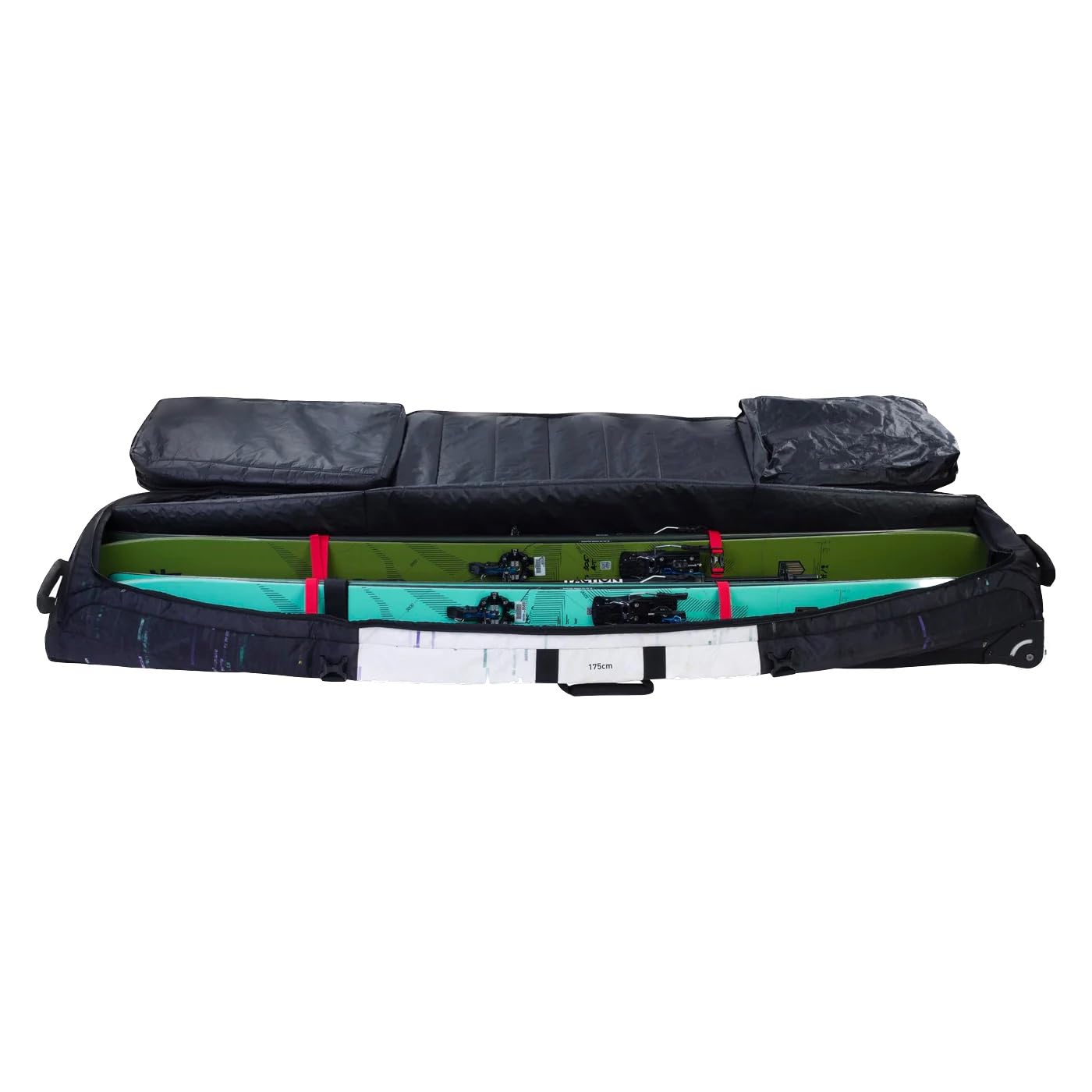 EVOC Snow Gear Roller Bolsa para esquís y Tablas de Snowboard (para 3-4 Pares de esquís o 2 Tablas de Snowboard, Acolchada, Plegable, Compartimento para avalanchas, tamaño: