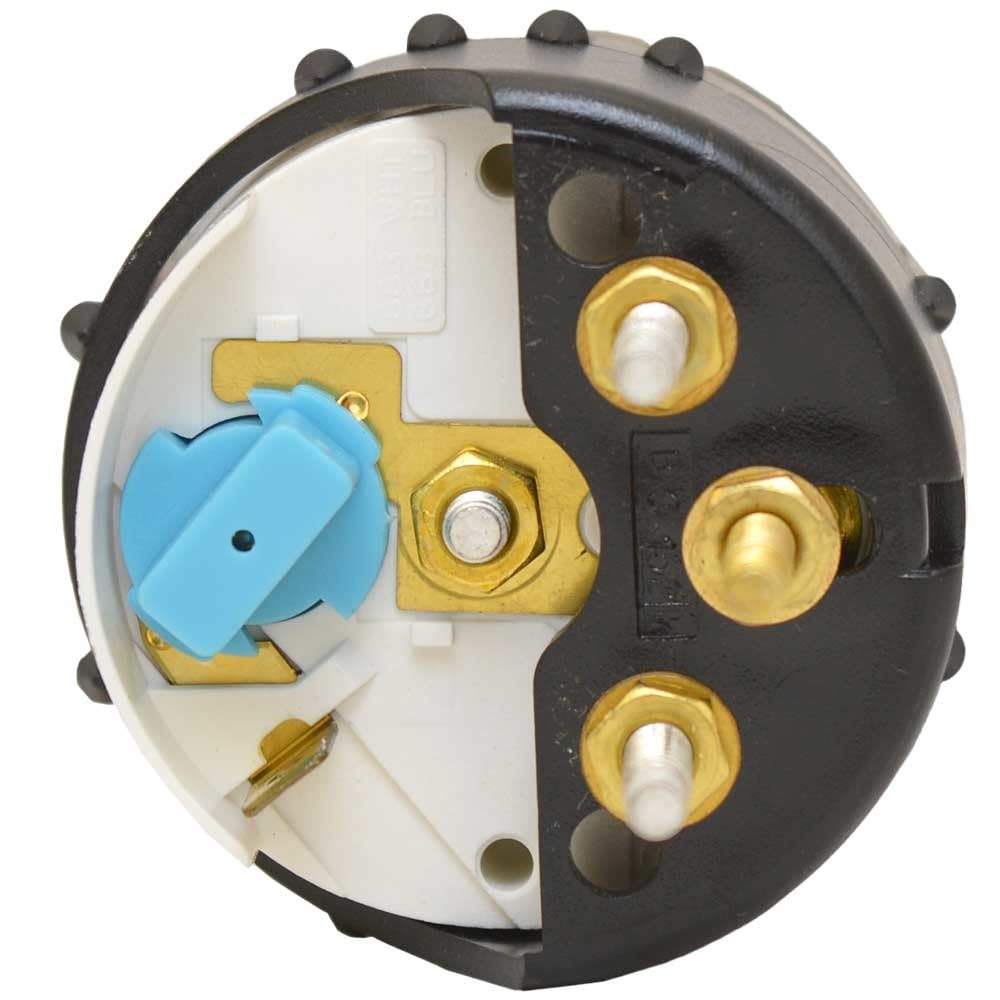 Faria Boat Trim Gauge GP7583B | Mercury Signature Gold 2 Inch Pewter