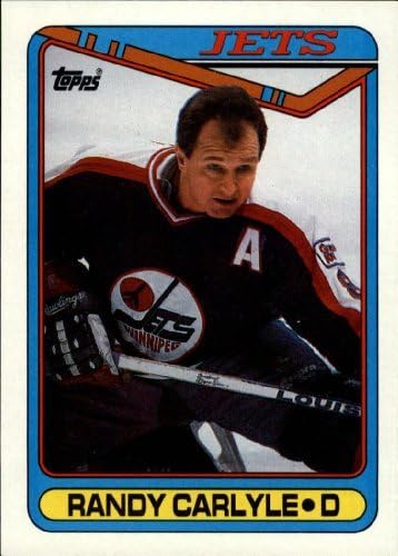 1990-91 Topps #51 Randy Carlyle NHL Hockey Trading Card