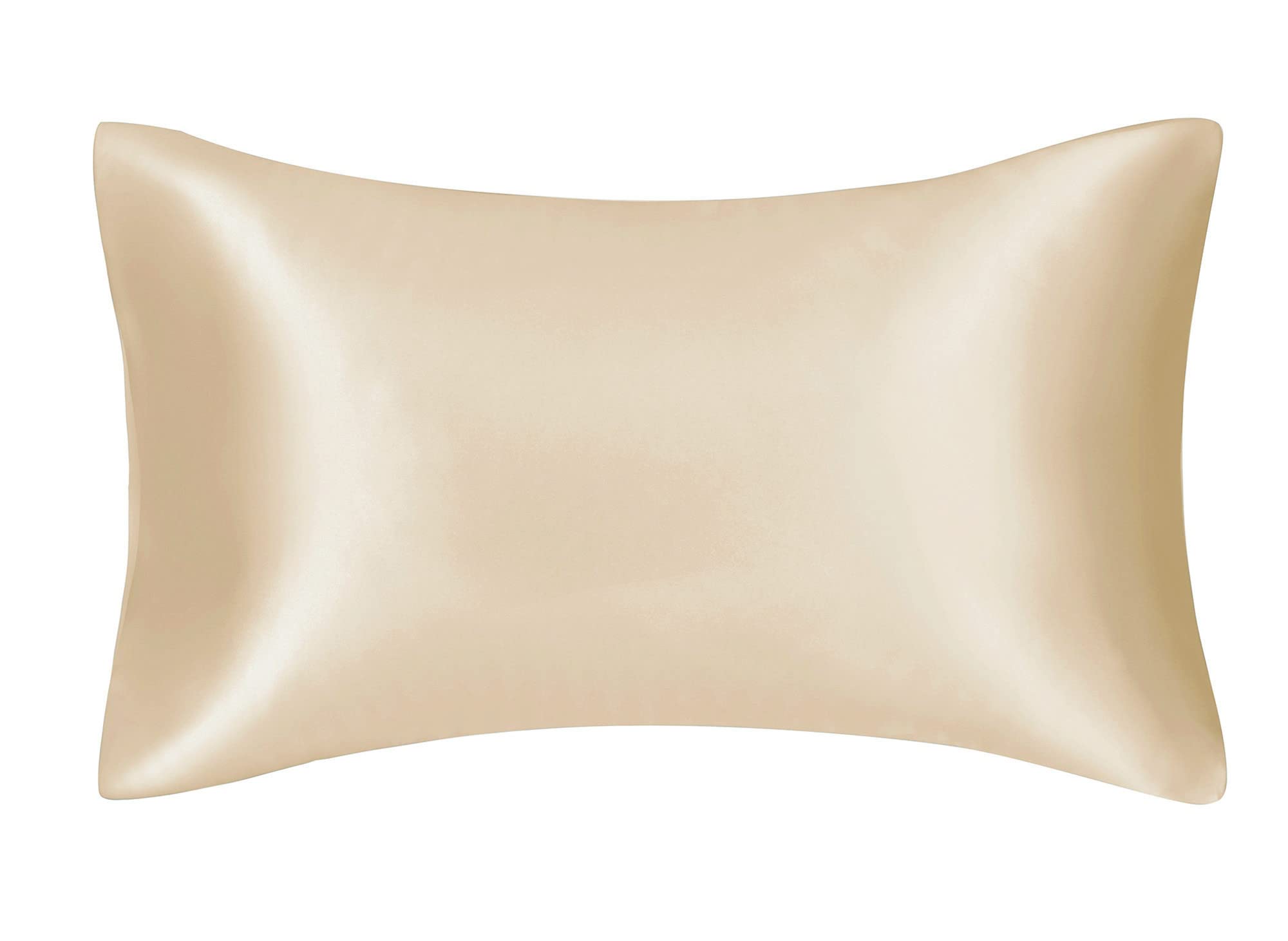 Flca Camel Mulberry Silk Pillowcase For Hair And Skin,Both Side Mulberry Silk, 1Pc (, Standard 50X75cm)