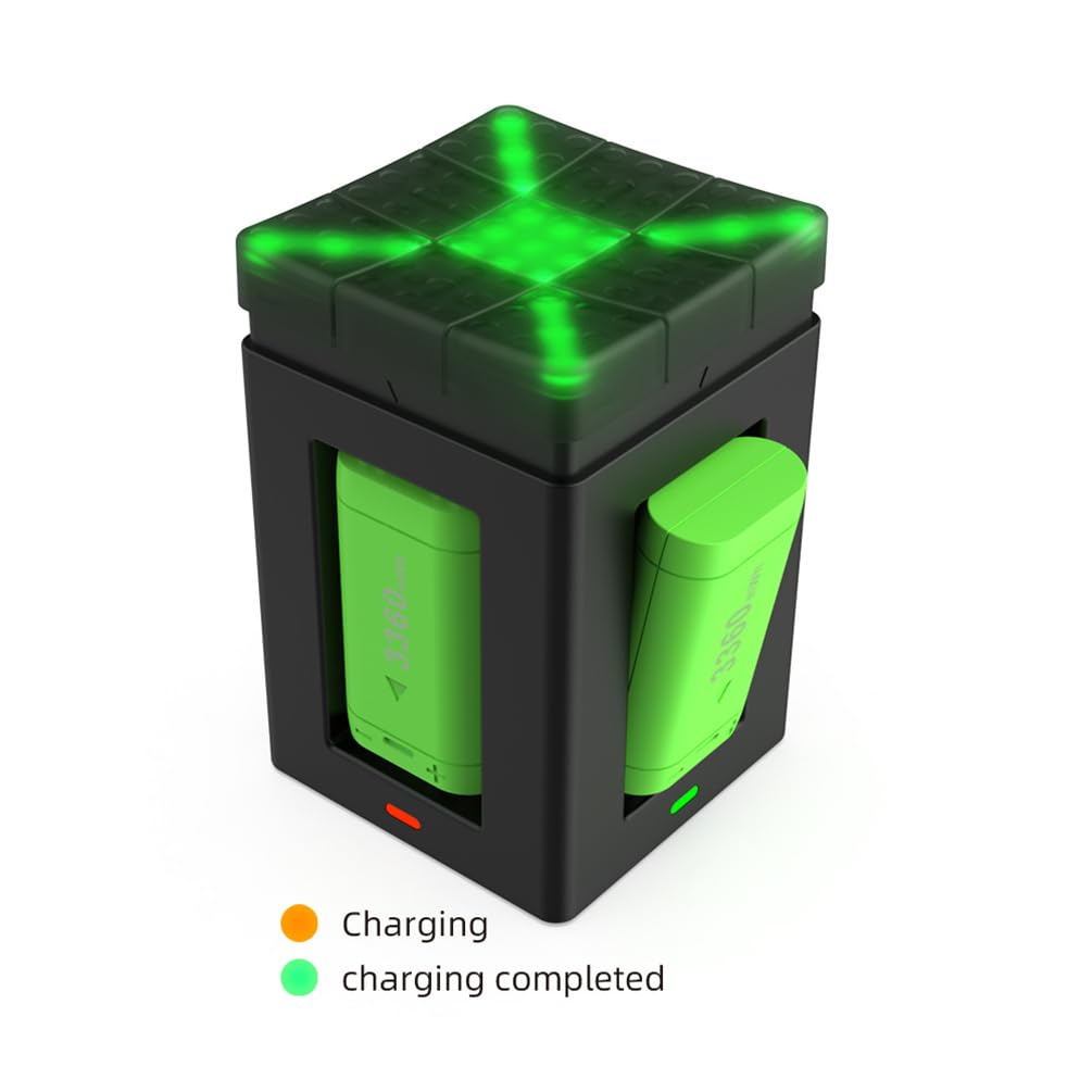 Batterie Rechargeable pour Xbox Series X/S Manette Chargeur Rapide USB-C pour Xbox One X / S / pour Xbox One Station de Chargement de Jeu