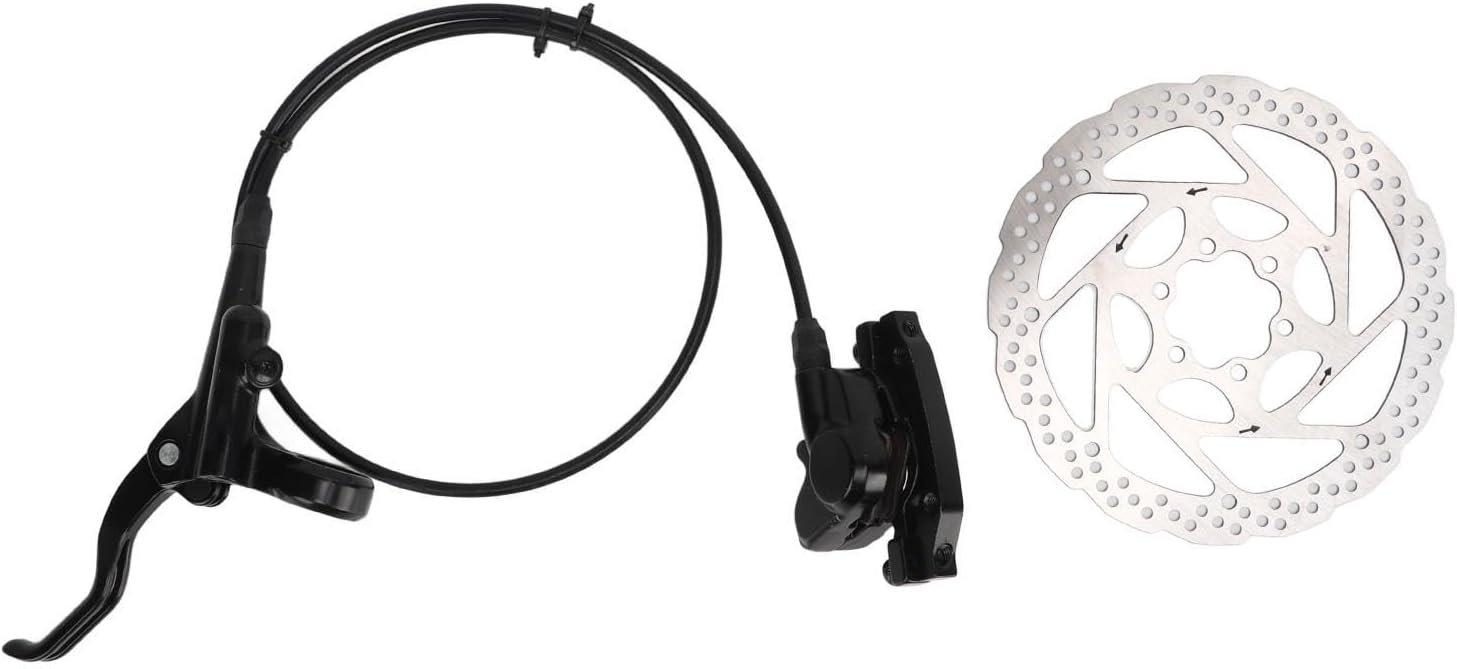 Bike Disc Brake Double Piston Drive Oil Disc Brake Kit Left Front Brake Lightweight Aluminum Alloy Design Mountain Bike Set