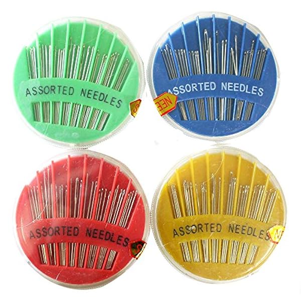 120 Stuks Diverse Naalden in 4 Disc Containers
