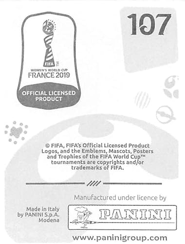 Miniatura 2 de 2019 Panini FIFA Women's World Cup France Album Stickers (Individual Sticker Only) Soccer #107 Carolin Simon Germany 2 Inch by 2 12 Inch Collectible