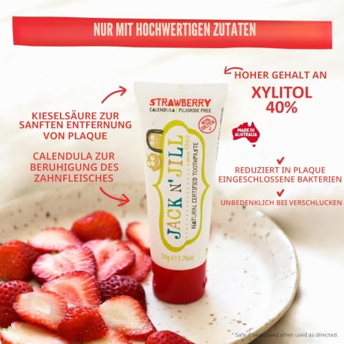 Jack & Jill Jack N 'Jill Natural Tooth Paste Organic 50g – Ansicht 3
