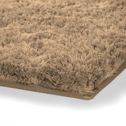Image of LUXE HOME INTERNATIONAL Microfiber Runner Super Soft Non Slip Vegas Rugs for Bedroom (2X5 Ft, Gold) Pack of 1