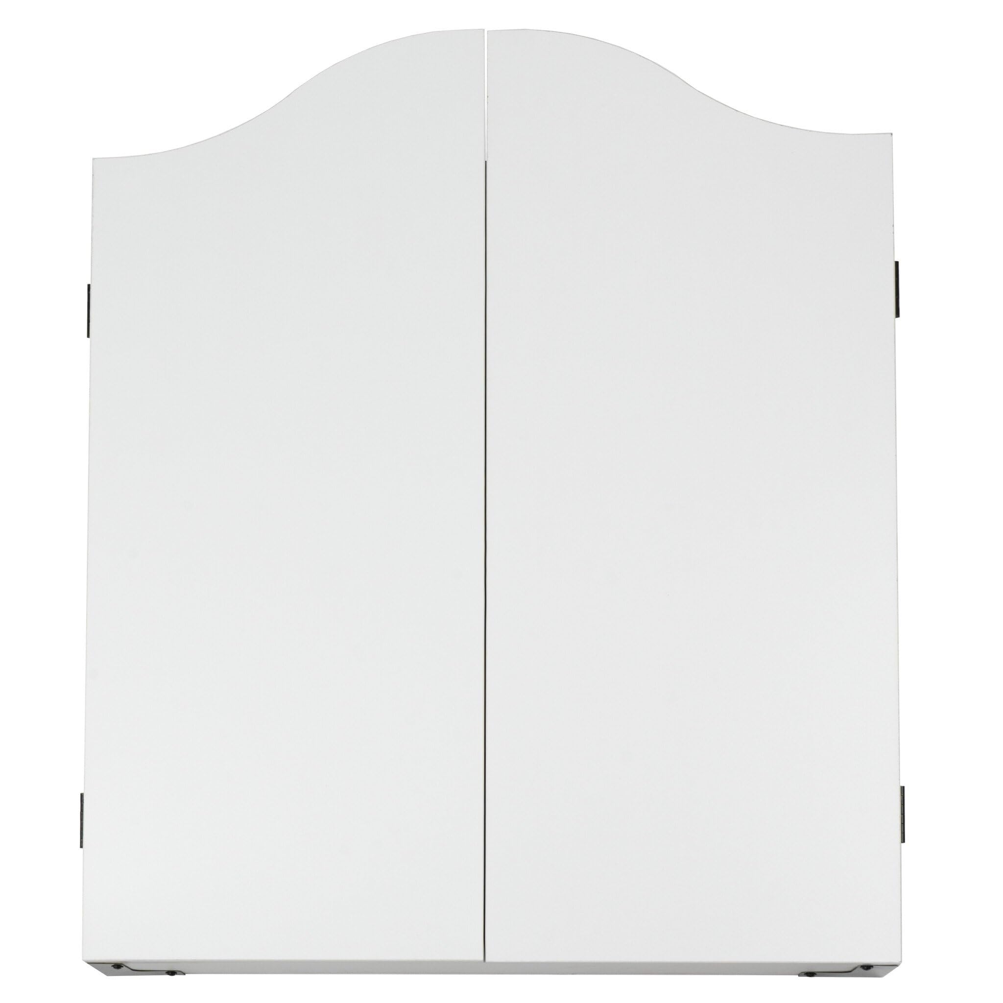 KOTO - Gabinete de Dardos Blanco Plain, Almacenamiento Práctico para Dardos en Casa, con Whiteboards para Llevar la Puntuación