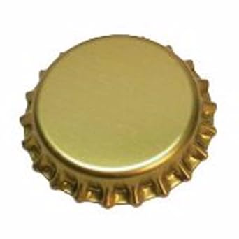 Gold bottle tops Clearance