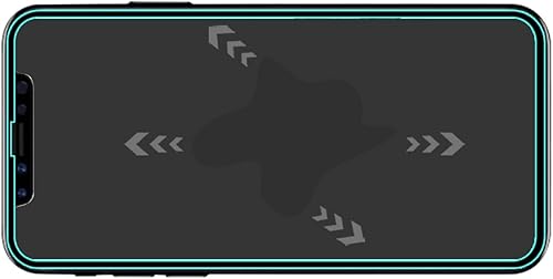 Miniatura 5 de Mr.Shield Paquete de 3 Protector de pantalla para iPhone XiPhone XsiPhone 10 vidrio templado japonés dureza 9H cubierta de pegamento de pantalla