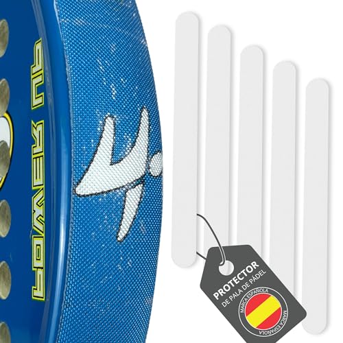 Ph Pro Heat Protector para Pala de Pádel Transparente Rugoso - Cinta Protectora para Pala de Pádel Multigranulada – Protector para Pala de Pádel de Silicona Transparente. (5 Unidades)