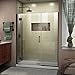 DreamLine Unidoor-X 45 1/2-46 in. W x 72 in. H Frameless Hinged Shower Door in Oil Rubbed Bronze, D12514572-06