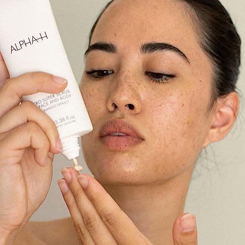 Miniatura 5 de ALPHA-H  Micro Super Scrub  Exfoliante facial y corporal con ácido glicólico con extracto de bambú