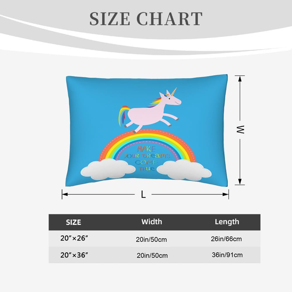 Taies d'oreillers Licorne coeur arc-en-ciel 3D effet 2 pieces 63 Taies d'oreillers Licorne coeur arc-en-ciel 3D effet 2 pieces 63