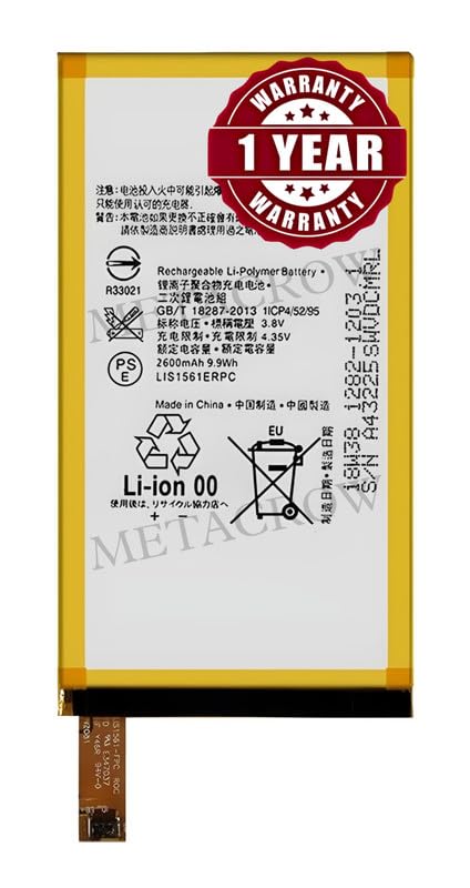 Image of Original LIS1561ERPC Battery Compatible for Sony Z3 Mini, Z3 Compact D5803, D5833, SO-02G, Xperia C4, C4 Dual E5303 E5306 E5333 E5343 E5353 E5363 - (2600mAh) - 1 Year Warranty JK1
