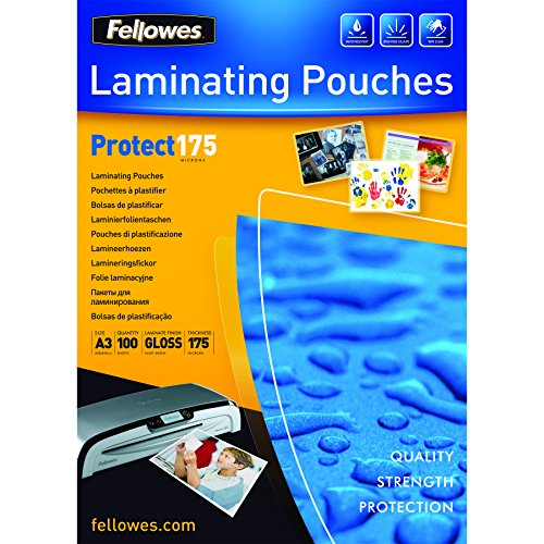Preisvergleich Produktbild Fellowes 53088 Laminierfolien Protect 175 Mikron, DIN A3 (100er Pack)