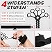 FUNFLEX Handtrainer Fingertrainer, Verstellbares Griffkraft Trainer Set -5-Teilig- Unterarmtrainer, Fingerstrecker Neopren Handgelenk Band - Finger Grifftrainer - Grip Ring, Hand & Unterarm Training