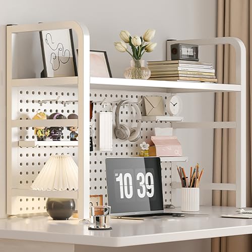 Panneau perforé pour bureau encombré : la solution de rangement en bois 75 cm charge 50 kg