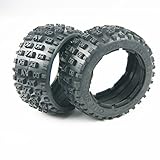 Xmax Racing RC Car Knobby Rear Off Road Tire Kit for HPI Baja 5B SS Rovan KM Baja