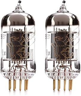 Matched Pair (2x) Genalex Gold Lion 12AX7 tube (ECC83)