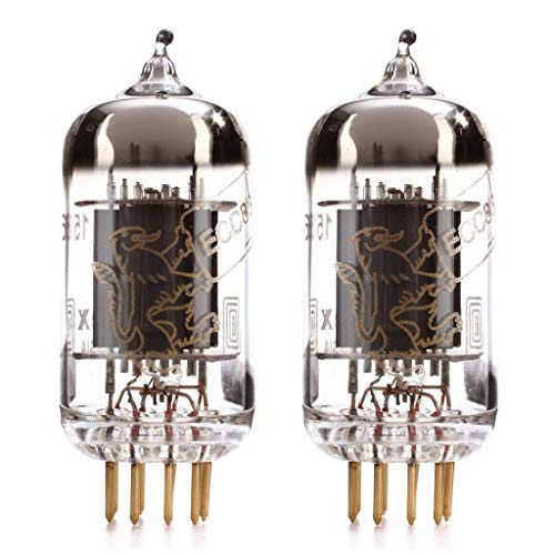 New Matched Pair Reissue Genalex Gold Lion 12AX7 / ECC83 / B759 GOLD PINS Tubes by Genalex - Used condition - US$81.96