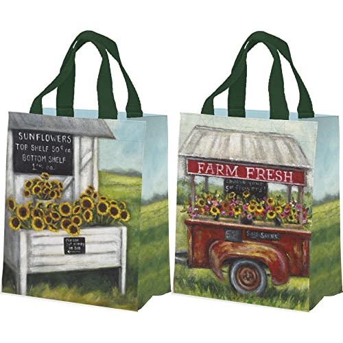 Primitives by Kathy Garden Flower Tote Bag Multicolor