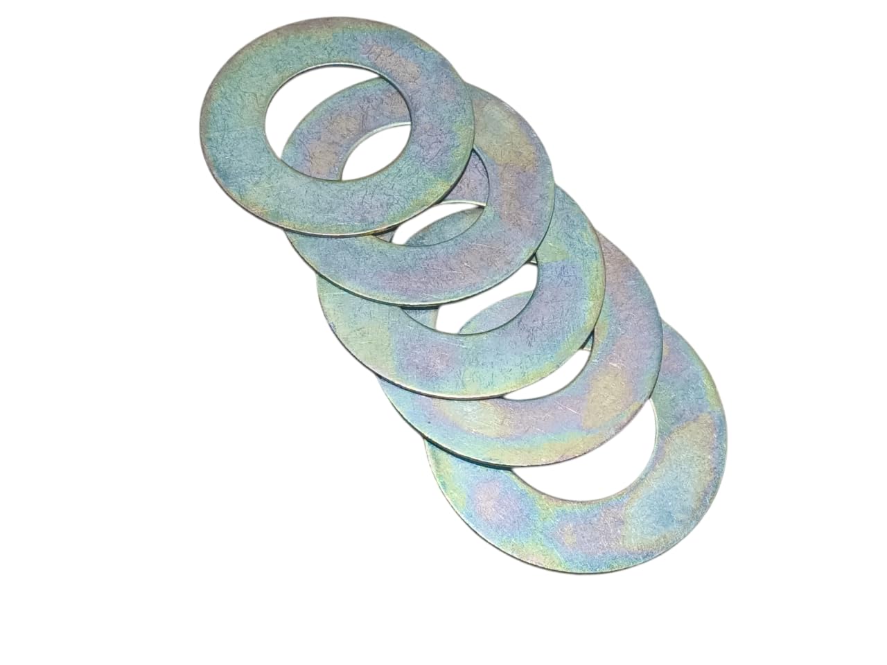 Excavator Bucket Pin Shims Spacer Washer 150 x 80 x 3 mm Fits and Compatible with Backhoe 3cx Model and Various Earthmoving MachinesSet of 5 Pieces