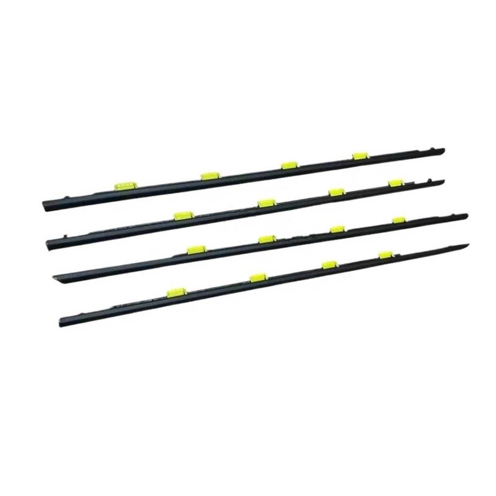 Hpzprpcew One Color 4 Pieces Outside Moulding Weatherstrip For Civic Sedan Ek4 1996-1998 72450-S04-003 Window Glass Rubber