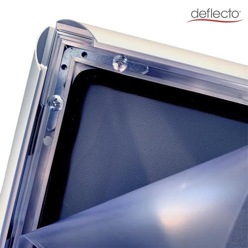 Cadre Snap résistant à l'eau A3 Deflecto avec profilé argenté de 25 mm - 4