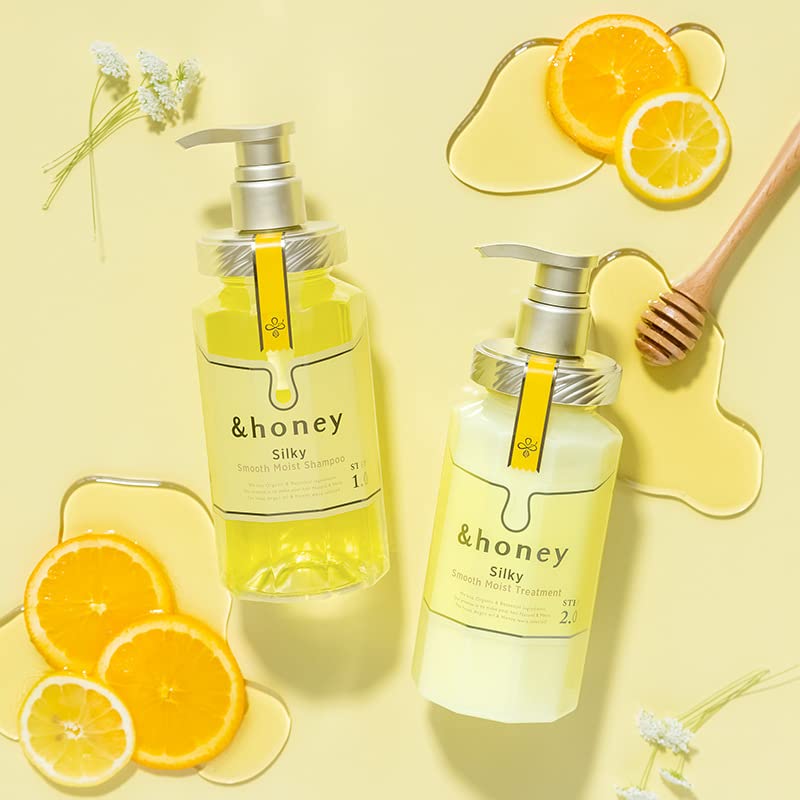 1 PC Perfumed Honey Silky Smooth Moisture Hair Shampoo, No Additive, Can Be Used For Pregnant Women And Children, Leaving Clear Smooth Silky Hair For You, 440ml (shampoo)