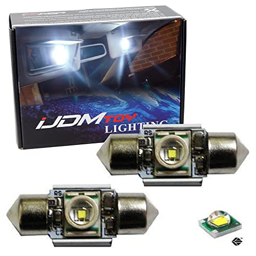 Bombillas LED iJDMTOY 5W XP-E 31mm Xenón Blanco miniatura 1