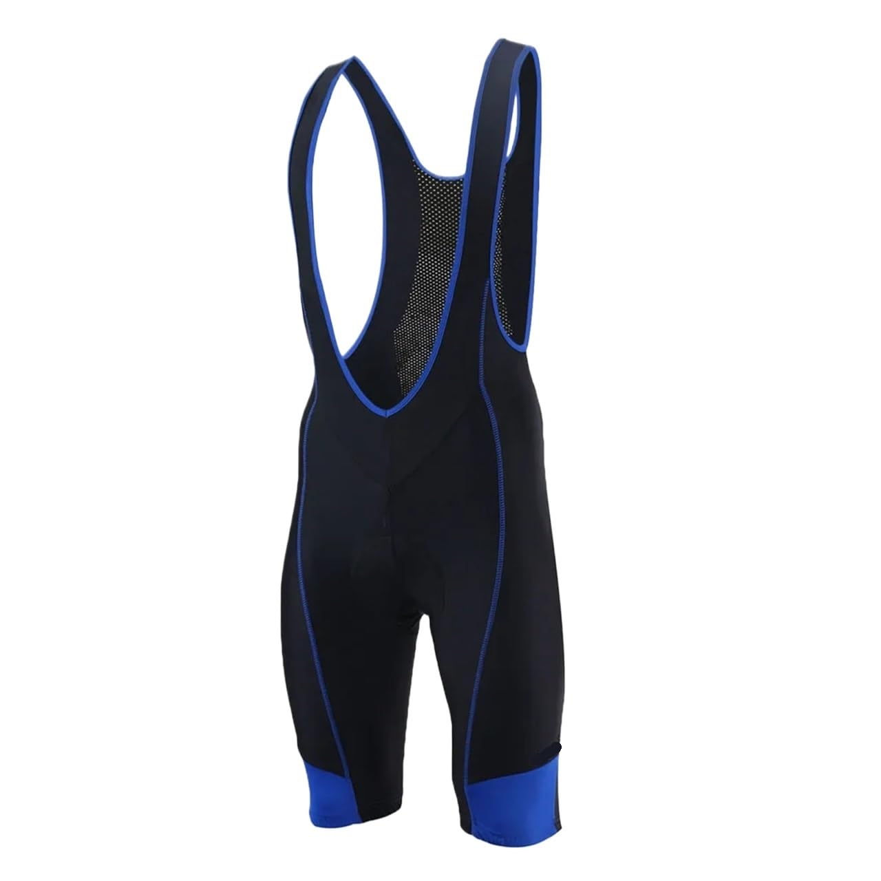 Culotte de Ciclismo con Tirantes for Hombre Culotte de Ciclismo con Tirantes y badana para Ciclismo(Blue,XXL)