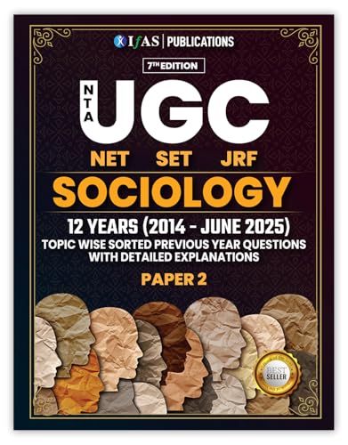 Image of UGC NET Sociology Paper 2 Book 2026 | 12 Years' PYQs (2014-Jun2025) with Detailed Solutions | For NTA UGC NET /JRF /& SET | Previous Year Question Papers Solved | Topic-wise Sorted PYQs | IFAS