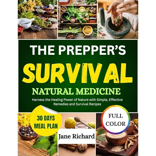The Prepper’s Survival Natural Medicine. Audiolibro Por Jane Richard arte de portada