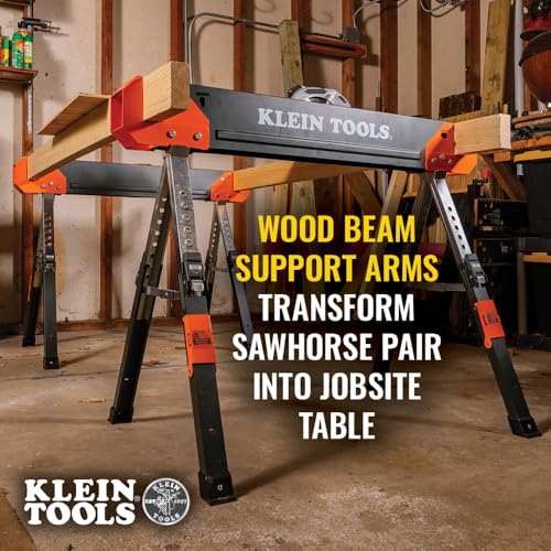 Klein Tools Adjustable Folding Saw Horses