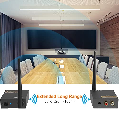 YMOO Trasmettitore Ricevitore HiFi Audio 2.4Ghz