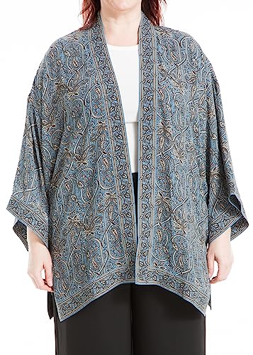 Max Studio womens Plus Size Poly Crepe Kimono