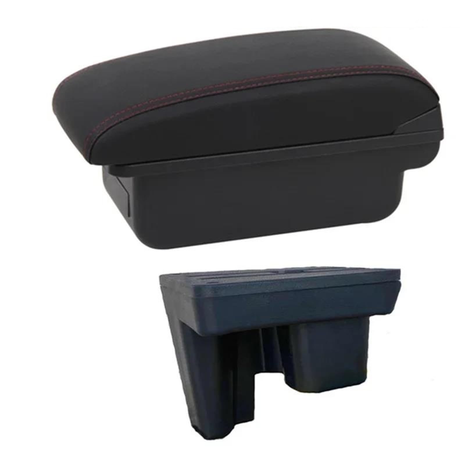 Dtsgcx B1 Red Line Car Center Console Armrest Storage Box Modification Retrofit Leather Interior Accessories For Hilux(B1 Red Line)
