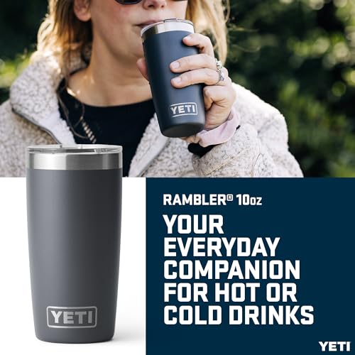 Image of YETI Rambler Mug with MagSlider Lid, Charcoal, 10 oz (295 ml)