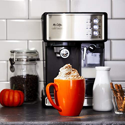 Mr. Coffee Espresso and Cappuccino Maker | Café Barista , Silver
