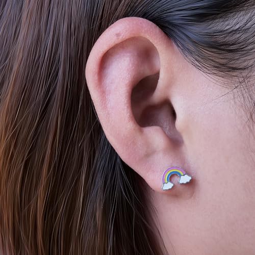 Limerencia Hypoallergenic G23 Implant Grade Titanium Screw Back Earrings Tragus 20G Helix F136 Piercing Post for Sensitive Ears Cartilage3