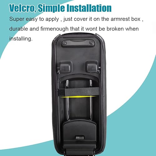 Miniatura 6 de LEXLEY Para Dodge 2011-2020 Journey Accesorios interiores Hash Mark Almohadilla de consola central impermeable antiarañazos de cuero protector cubre