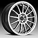 Focal 446U F-13 Matte Black Wheel with Painted (16 x 7. inches /5 x 100 mm, 42 mm Offset)
