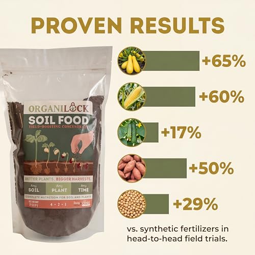 OrganiLock Soil Food abono granular orgánico 12 lb miniatura 4
