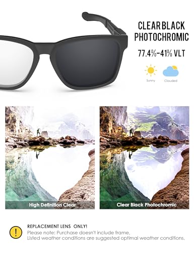 Image of BLAZERBUCK Anti-salt Polarized Replacement Lenses for Oakley Catalyst OO9272 Sunglass
