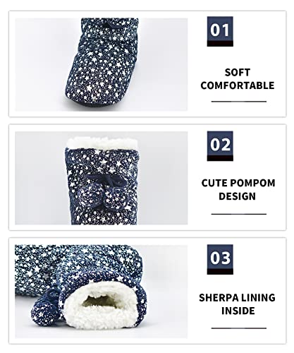 Image of Panda Bros Women's Bootie Slipper Socks, Non-Slip Gripper House Socks