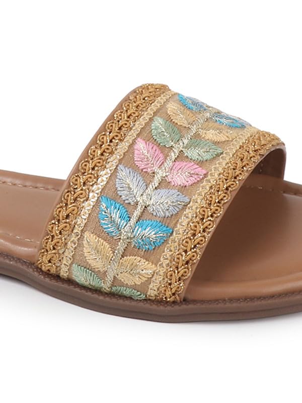 Image of Sukun DV 9004 Women's Lightweight Cushioned Flat Sandals Stylish Adjustable & Slip-Resistant Comfort for Girls & Ladies