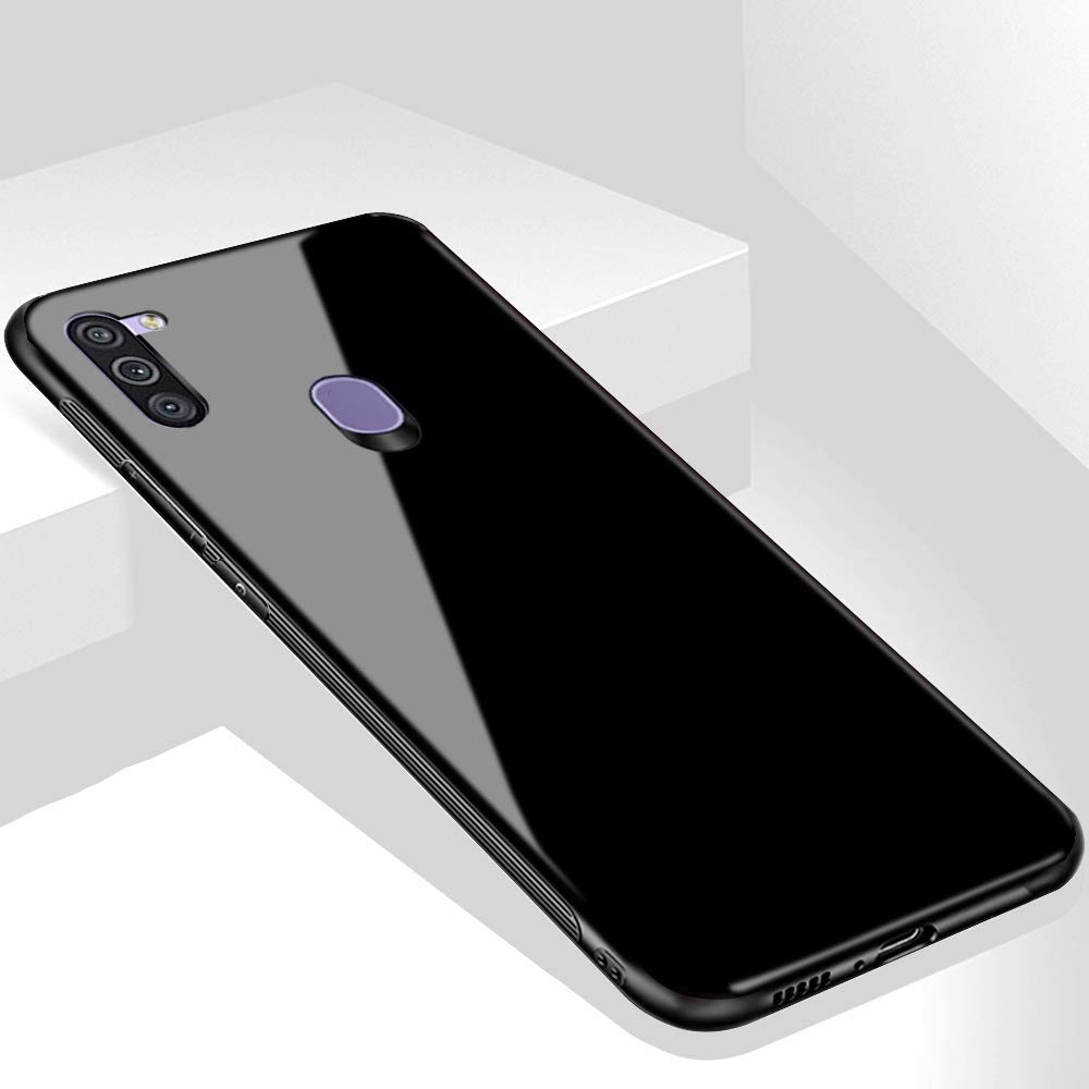 Navnika Realme Narzo 10A Glass Back Case Cover with Shockproof Soft Edge TPU Full Protective Case Cover for Realme Narzo 10A (Black Glass, Realme Narzo 10A) (B08KWDFSMF) Amazon Price History, Amazon Price Tracker
