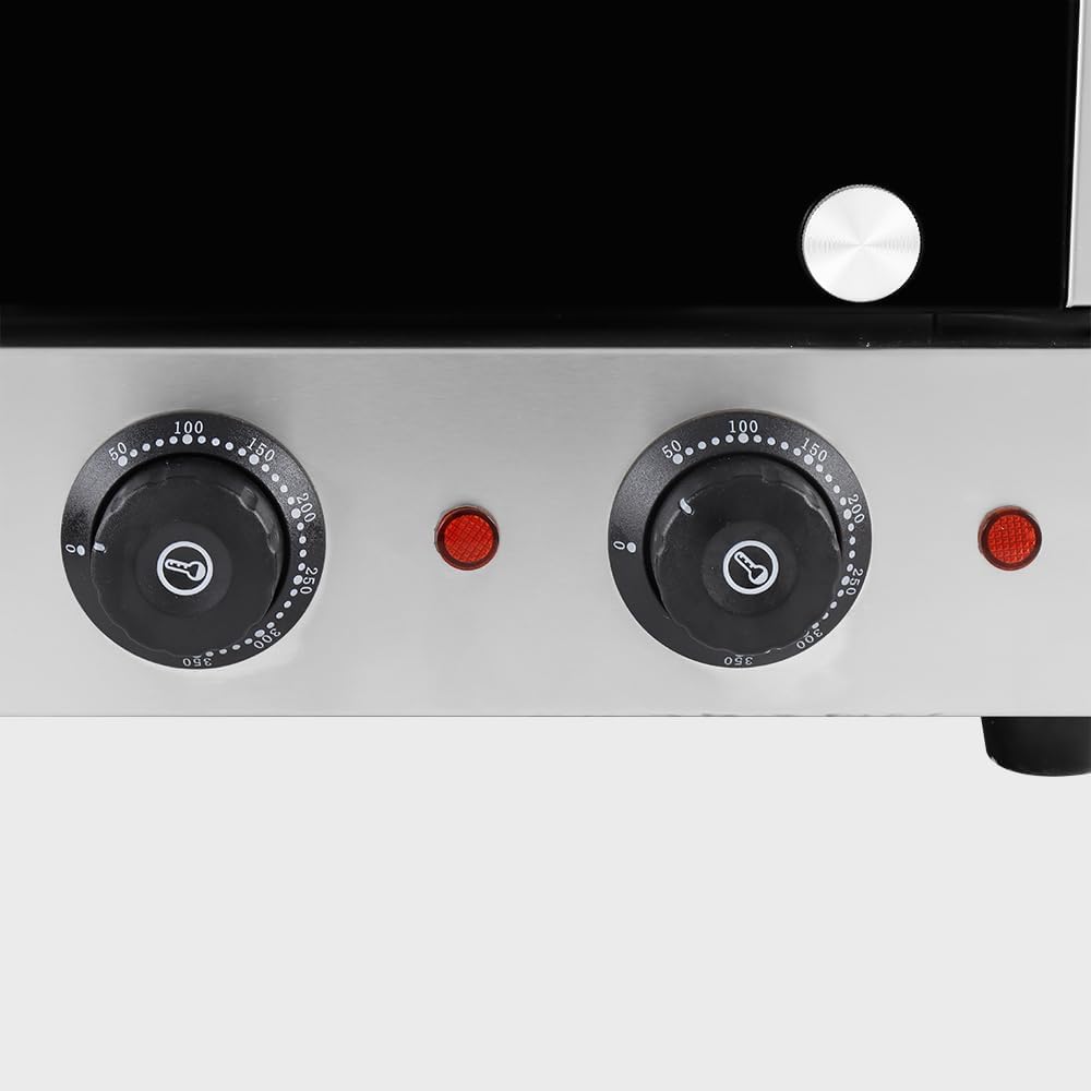 MBH - Forno a convezione professionale VAPOR + GRILL 4 vassoi 435x315 mm per ospitalità. Forno elettrico industriale per bar, ristorante, pasticceria e pasticceria.