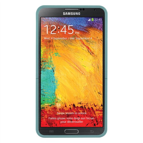 Seidio Metal Kickstand And Holster Combo Case With Samsung Galaxy Note 3 - Retail Packaging - Turquoise #TOP3