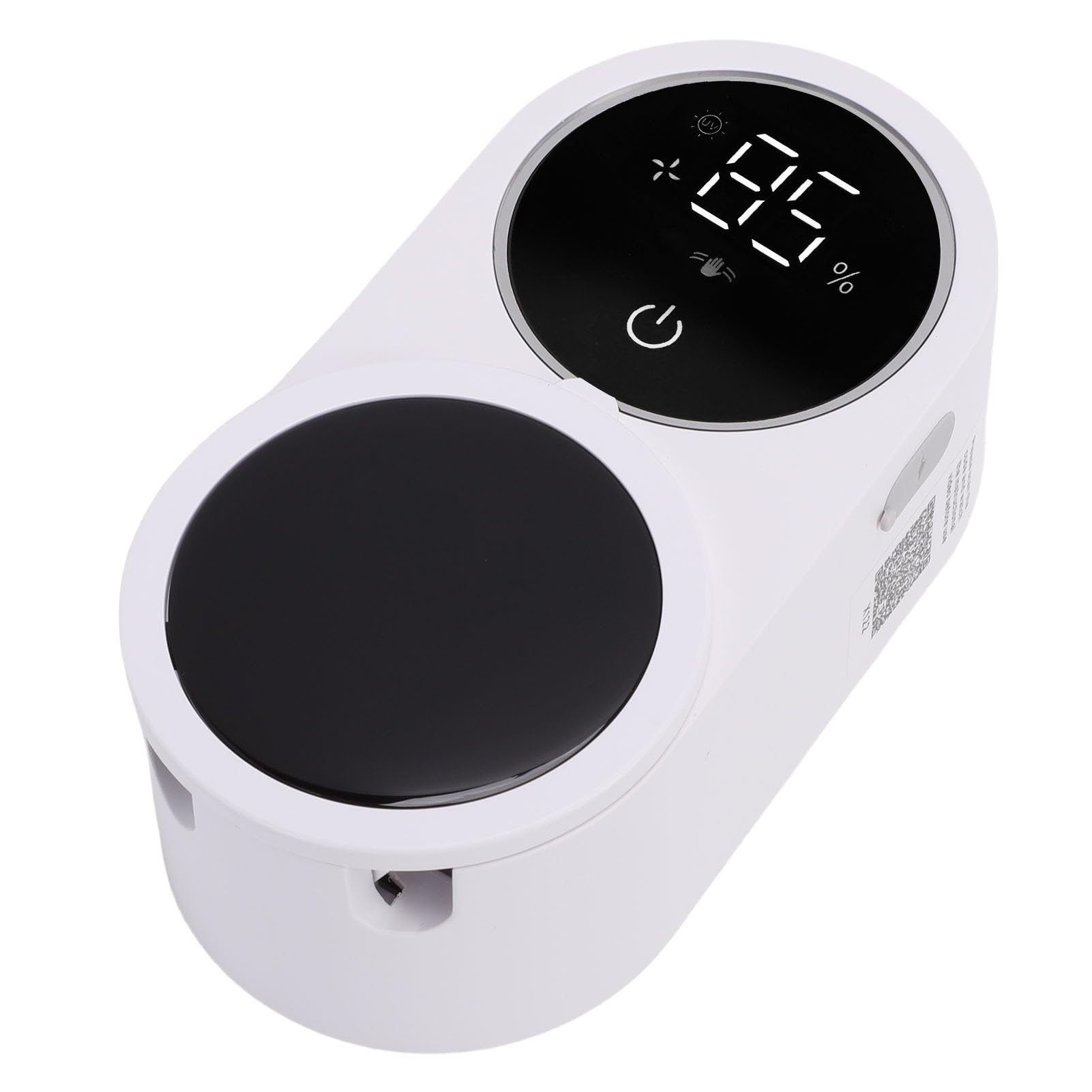 Porta spazzolini da denti con sensore intelligente, design igienico, facile installazione, ideale per il bagno e i viaggi, con tecnologia UV. (WHITE)